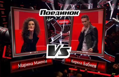 Makenza in a TV duel